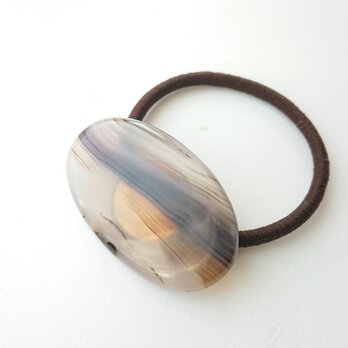 天然石の髪飾り「モンタナアゲート」