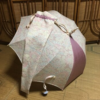 正絹日傘とケース  着物リメイク ②の画像