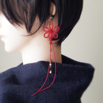 かたっぽイヤーカフ「ひとあしこつり・浮」