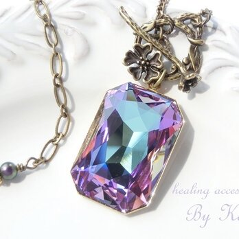 ✴Swarovski✴美しいオーロラ色ネックレス。の画像