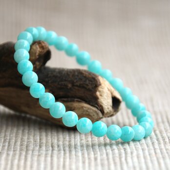 ■Oneness■ モザンビーク産 アマゾナイト　ブレスレット (1点モノ)