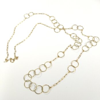 bubble chain necklaceの画像