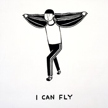 私は飛ぶことができます。 【 Tシャツ 半袖 ペア 空 】の画像