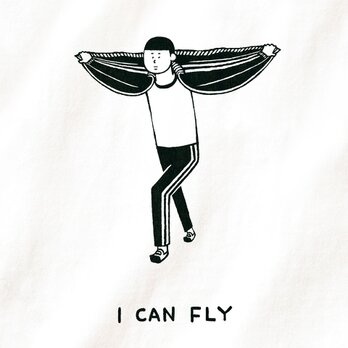 半袖 Tシャツ 『私は飛ぶことができます。』 メンズ レディースの画像