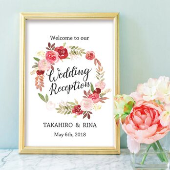 〜Rusty rose〜ウェルカムボード 結婚式 春の画像