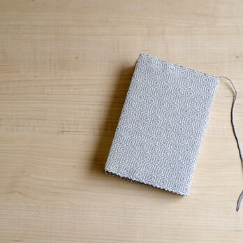 手織りブックカバー(文庫）アイボリーの画像