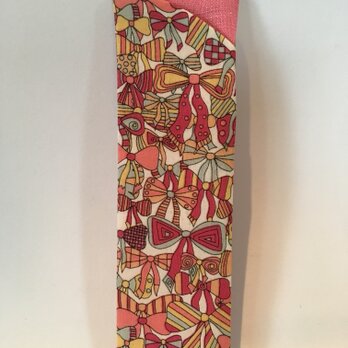 リバティちょこっとペンケース～NO.６ジェニーズリボンピンク