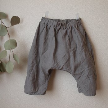 LINEN ボンタンパンツ *グレー*　size 80の画像