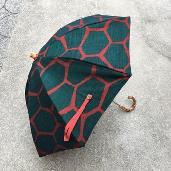 正絹日傘とケース  着物リメイク ⑥の画像