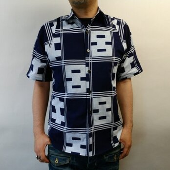 半袖浴衣シャツ（菊五郎格子）の画像