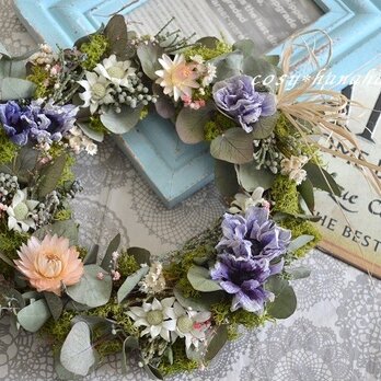 【母の日にも】アネモネとフランネルのwreath