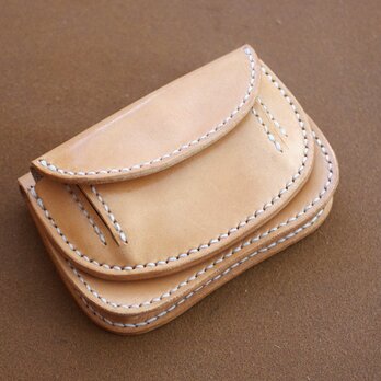 本革サドルレザーの二つ折財布【受注製作】の画像