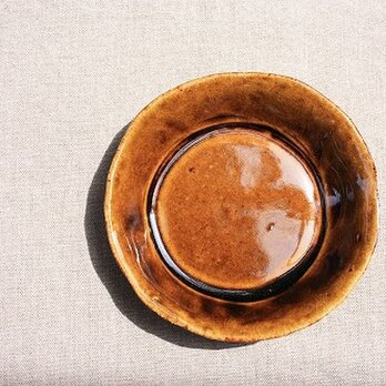 hirahira小皿（茶）の画像