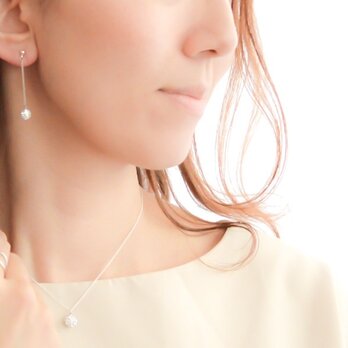 Swarovski Crystal Ball Pierces/Earringsの画像