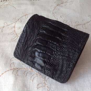 オーストリッチレッグ  パカっと開く小銭入れ