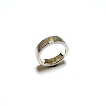 Rusticated Silver Ring w/Opal（受注制作）の画像