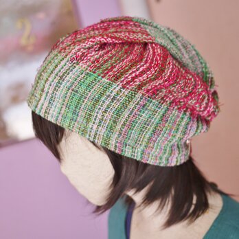 手織り　ふにふに帽子　春夏の画像