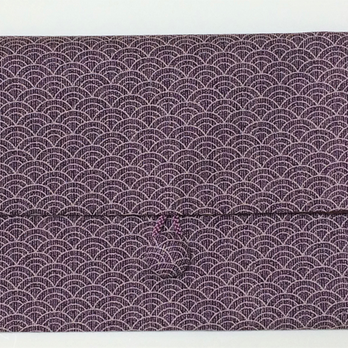 御朱印帳ケース~青海波（紫）