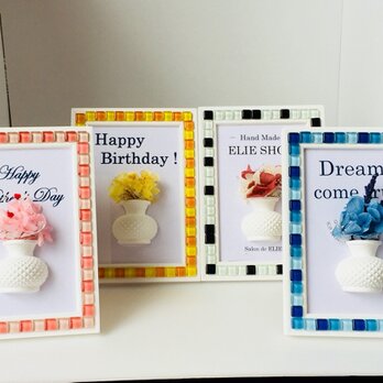 【フレーム付】＊アロマストーンフレーム☆オイルを添えて＊