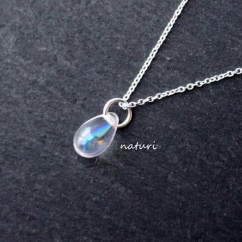 【rosee】glass drop necklace auroraの画像