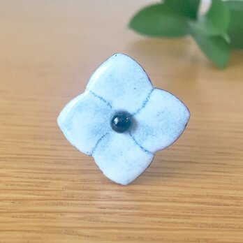 七宝ブローチ「あめの日」