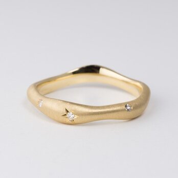 【オーダー】Cloud ダイヤモンドリング（K18YG #1～11）