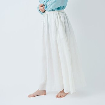 【送料無料】enrica cottonsilk skirt natural / size 38の画像