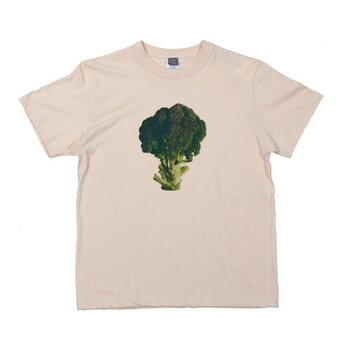 大きいサイズ！　野菜シリーズ　ブロッコリー　おもしろTシャツ　ユニセックスXXLサイズ　Tcollectorの画像