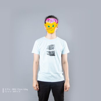 めざし　おもしろデザインTシャツ　ユニセックスXS〜XLサイズ　Tcollectorの画像