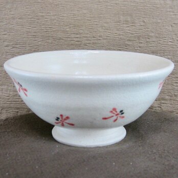 陶器ご飯茶碗（中）赤とんぼづくし（3）の画像