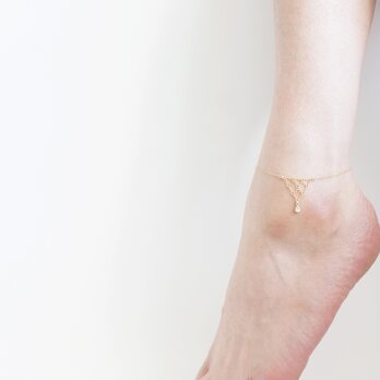 【14KGF】Anklet,14KGF Chain Triangleの画像