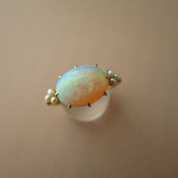 【M】様オーダー品 Ｋ18  Opal Ringの画像