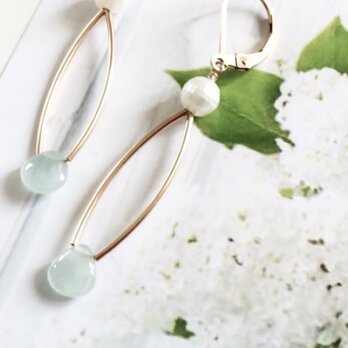 pearl*bluechalcedony*pierceの画像