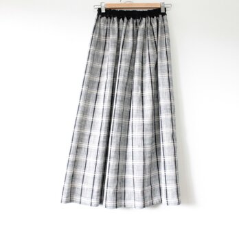 ☆リネンロングスカート☆ウエスト切替♪