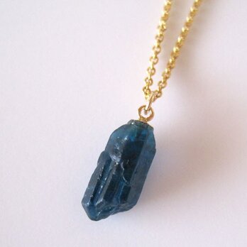 ブルーアパタイトの結晶原石ネックレス／Brazil 14kgfの画像