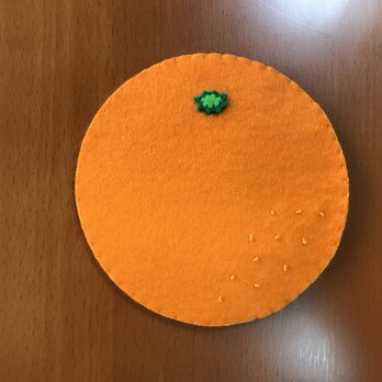 コースター オレンジの画像
