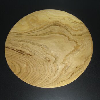 栗の木の皿の画像