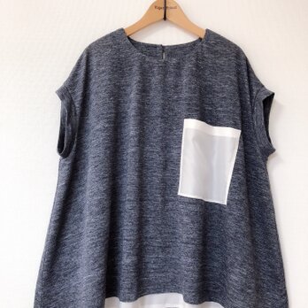 ★国産ニットリネン100%  オーバオール★