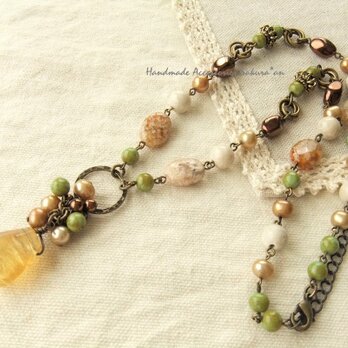 Necklace　フローライト（N1161)の画像