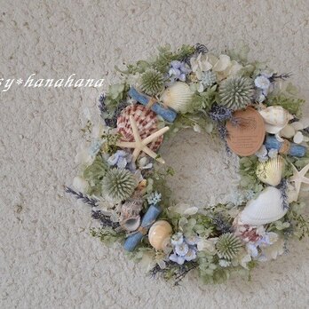 泡波の浜辺wreathの画像