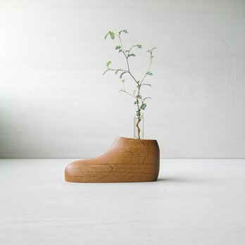 一輪挿し(靴) | ナラ