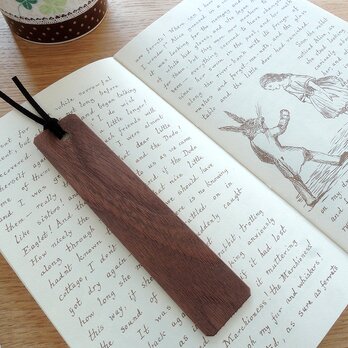 ブラックウォールナットの木製しおり