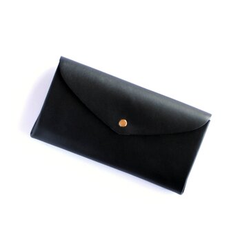 basic long wallet #black / ベーシックロングウォレット 長財布 ＃黒の画像