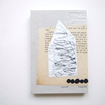 壁掛け・版画コラージュ【ハウス】