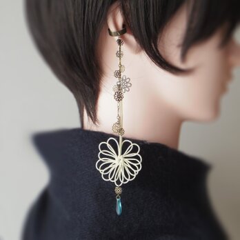 かたっぽイヤーカフ「憂やわやわと」