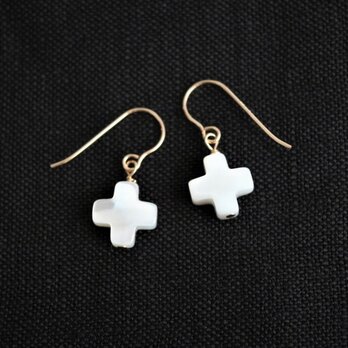 K14GF mini cross pierceの画像