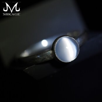 Moonstone Ring：銀９２５ムーンストーンリング（御影宝飾工房）の画像