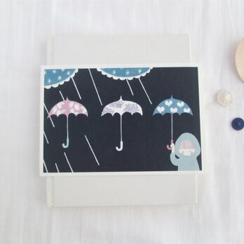 ☆「あまつぶ傘」ポストカード2枚セット　の画像