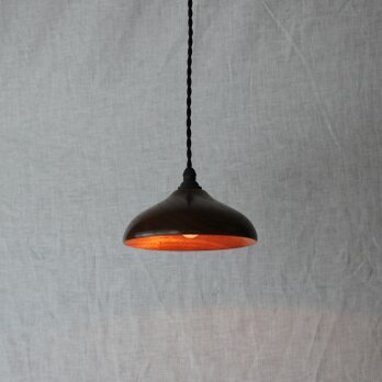 木と漆のランプ 楠 (ks13)