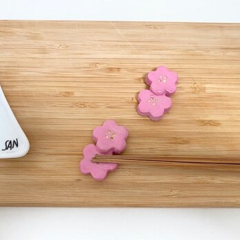 小さな梅の花/ 箸置き（２個）